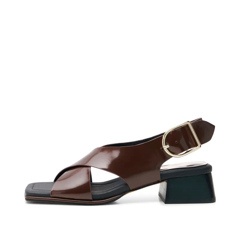 Colette sandal leather - BROWN sold by Shoe The Bear