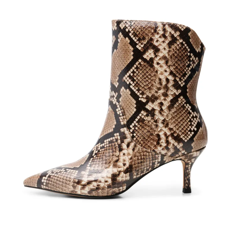 Amia bootie leather - BEIGE sold by Shoe The Bear