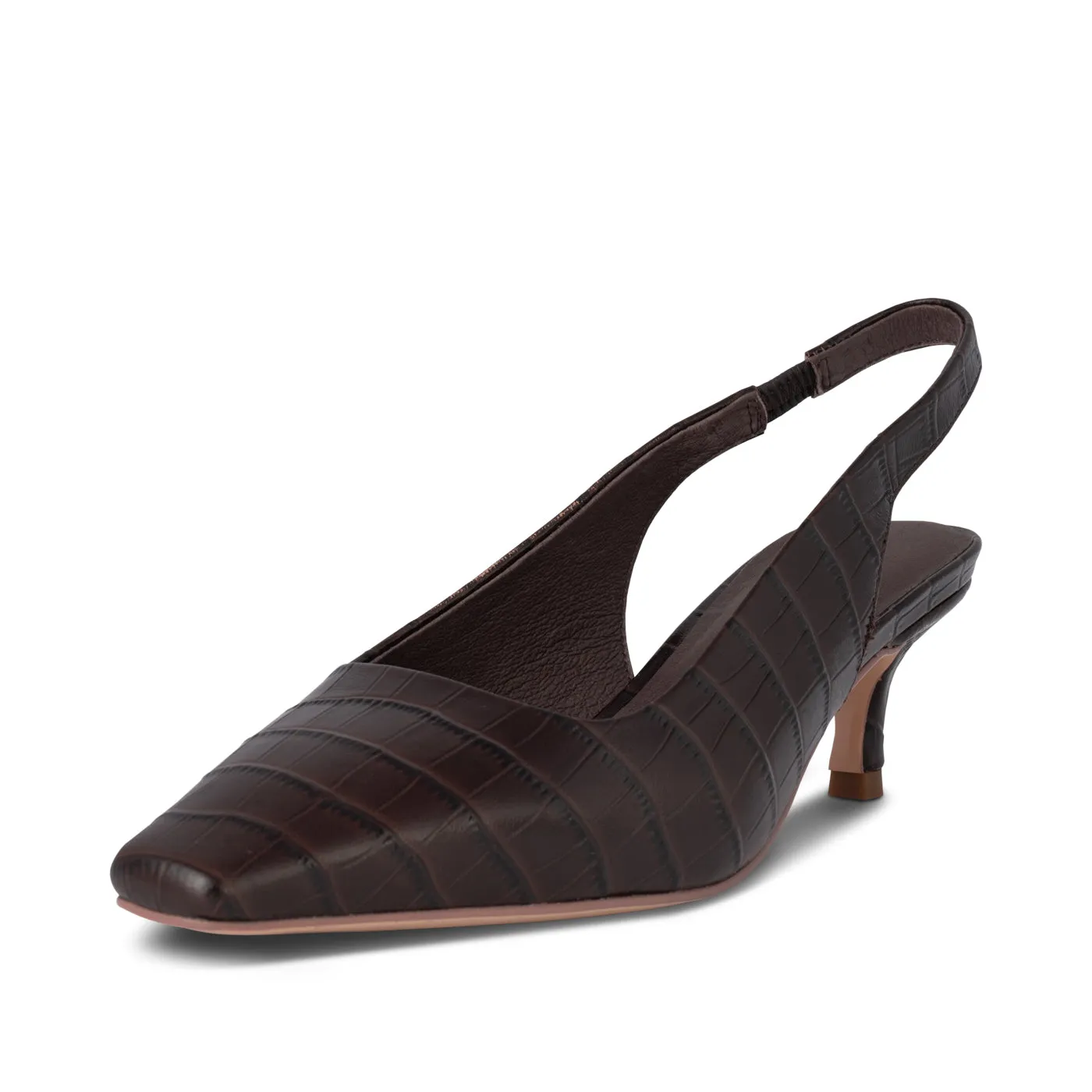 Maxine Croco - Chocolate sold by Shoe The Bear product image thumbnail 2