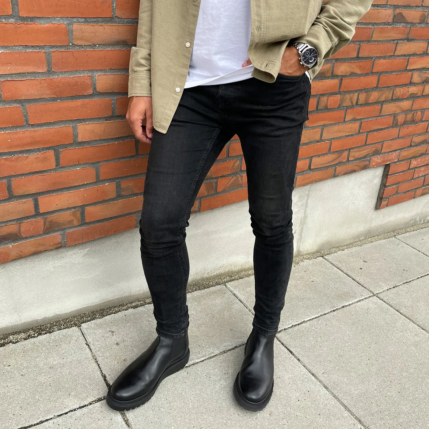 Kite chelsea boot leather - BLACK sold by Shoe The Bear product image thumbnail 4