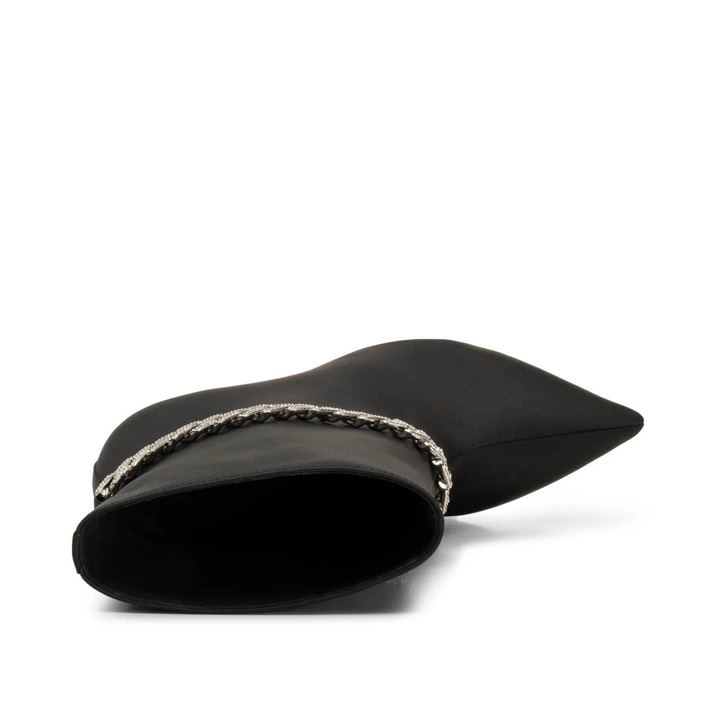 Harper Chain Bootie Satin - BLACK sold by Shoe The Bear product image thumbnail 5