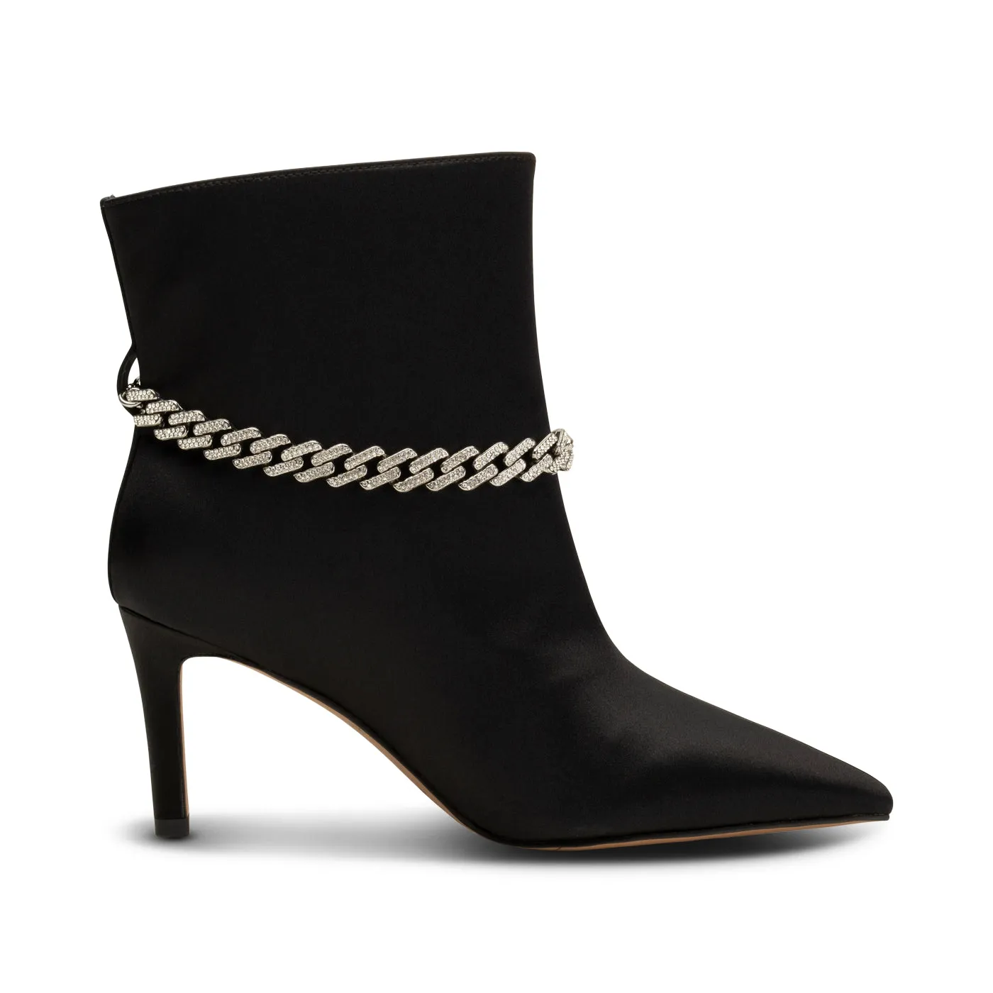 Harper Chain Bootie Satin - BLACK sold by Shoe The Bear product image thumbnail 4