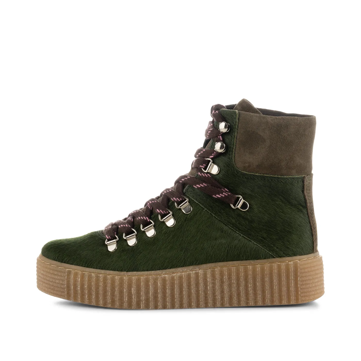 Agda boot suede - KHAKI PONY sold by Shoe The Bear