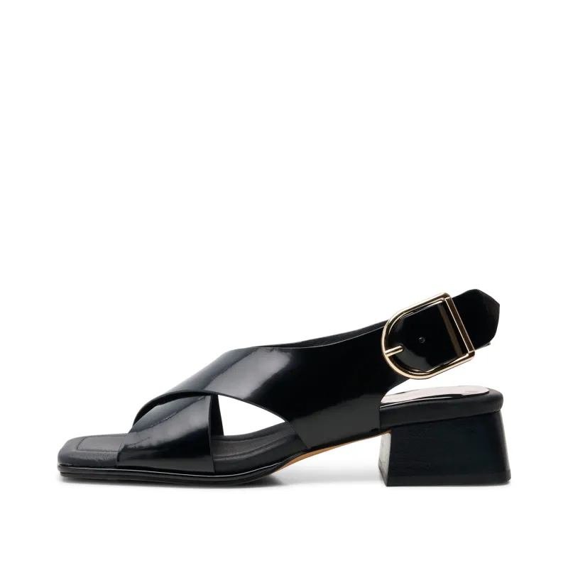 Colette sandal leather - BLACK sold by Shoe The Bear