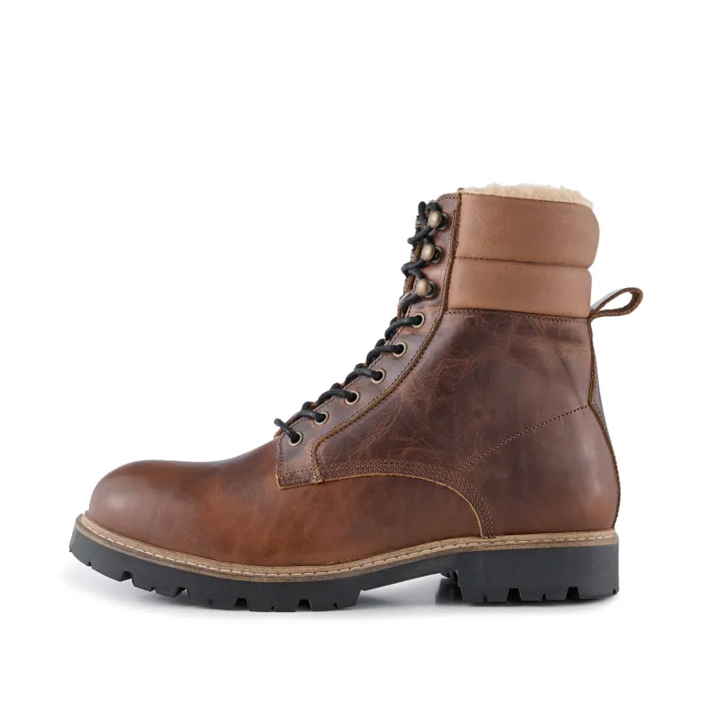 Cube warm boot leather - TAN sold by Shoe The Bear