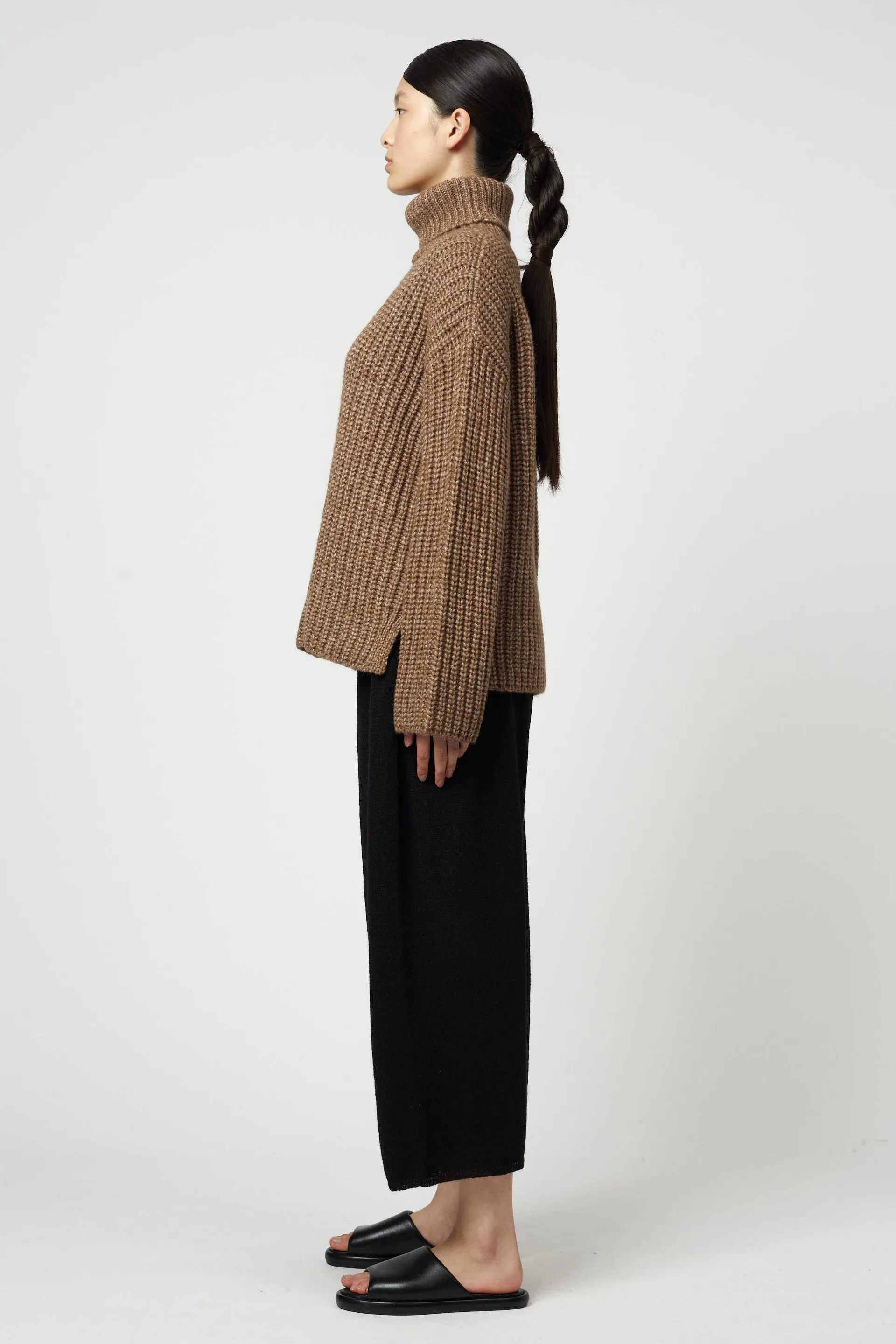 Rib Turtleneck Sweater in Alpaca Pima Blend sold by Atelier Delphine product image thumbnail 2