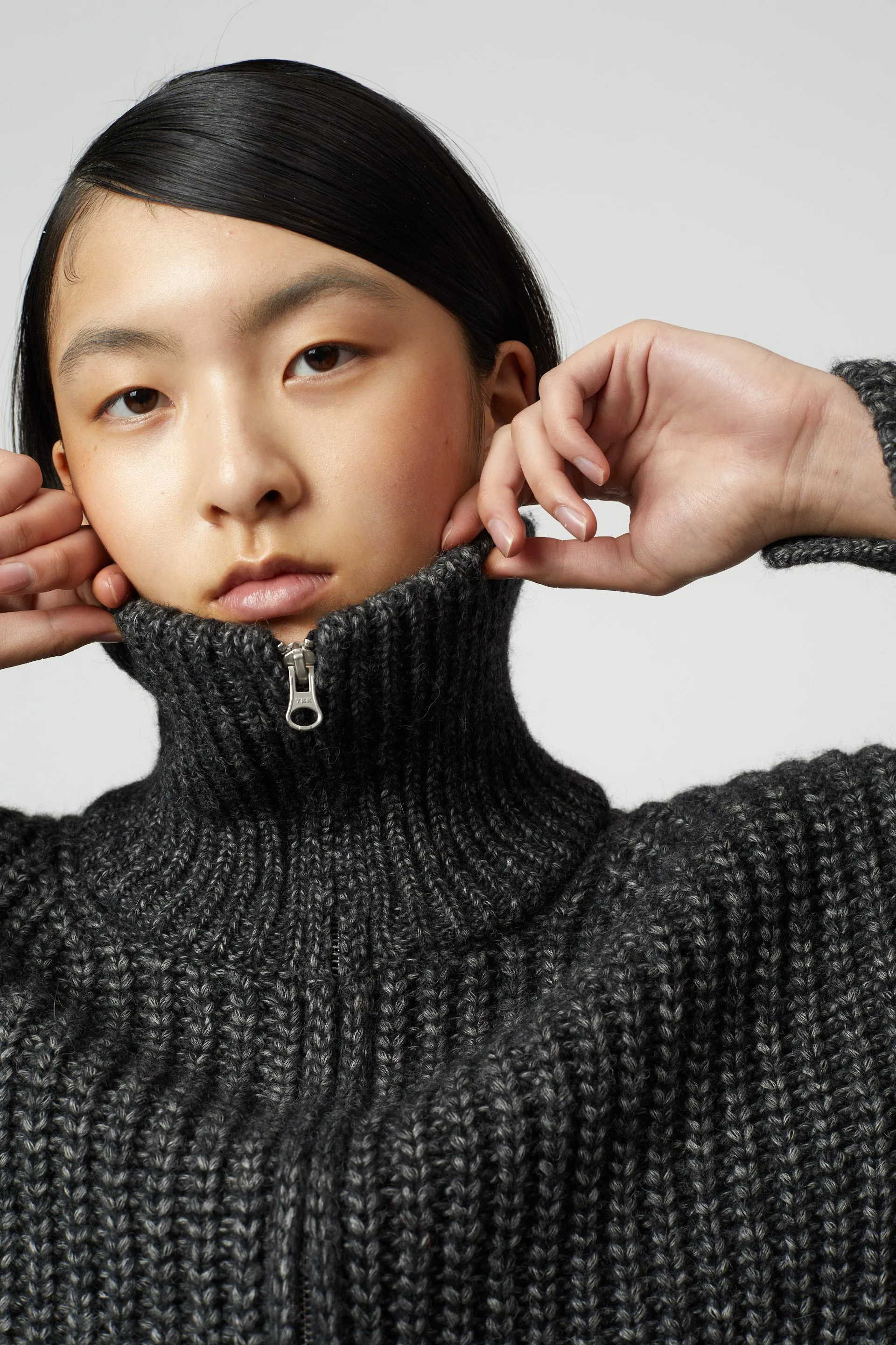 ALPACA RIB CARDIGAN sold by Atelier Delphine