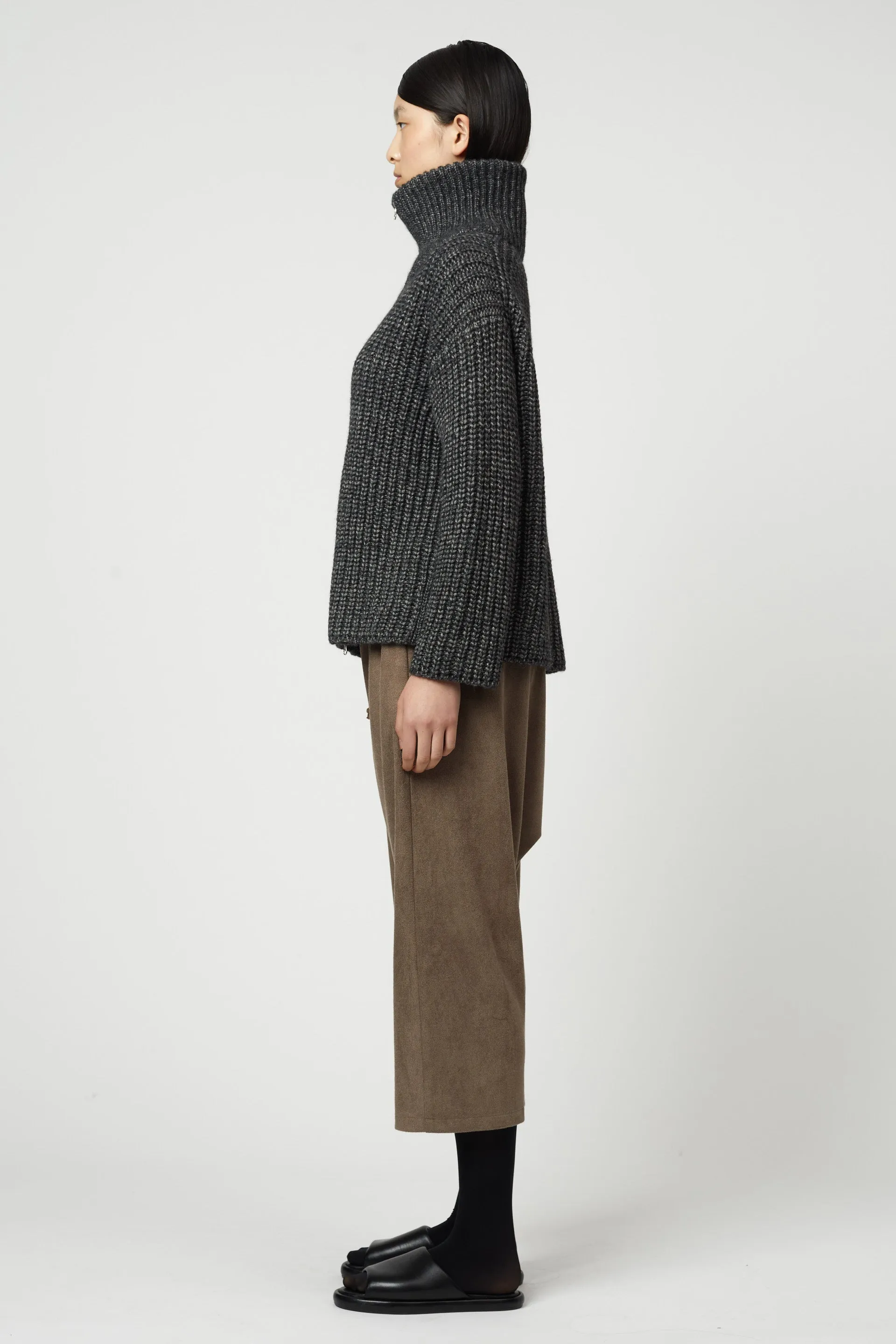 ALPACA RIB CARDIGAN sold by Atelier Delphine product image thumbnail 4