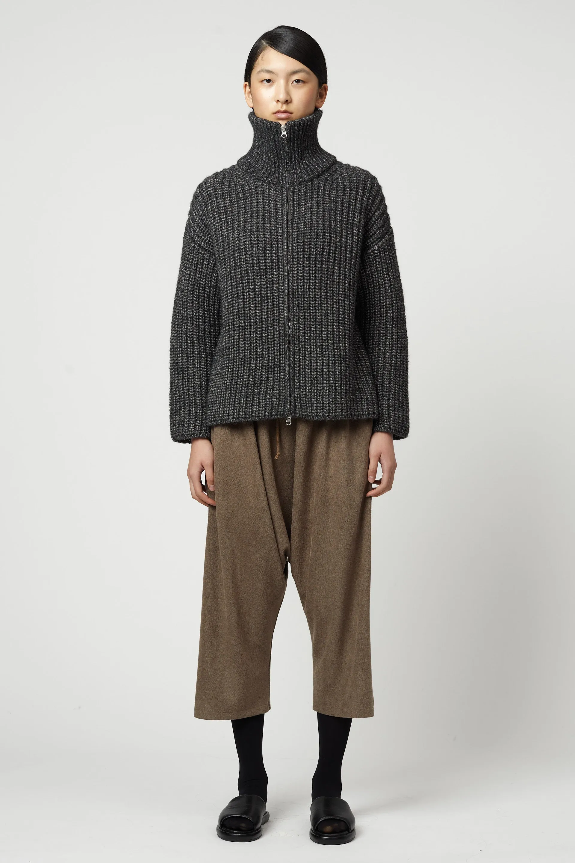 ALPACA RIB CARDIGAN sold by Atelier Delphine product image thumbnail 3