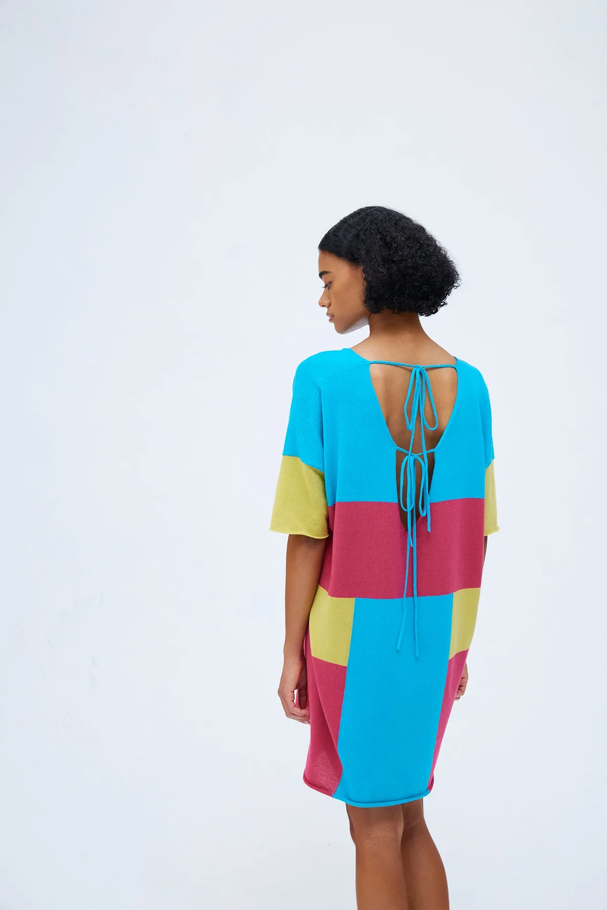 Laguna Tunic in Geometric Knitting sold by Atelier Delphine