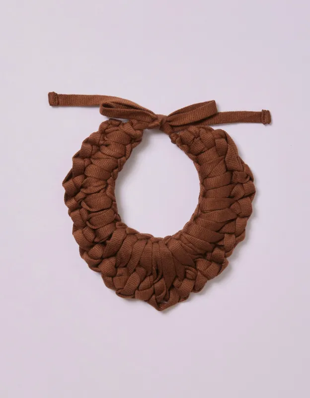 Sample Sale Handmade Rama Necklace in Pima Cotton sold by Atelier Delphine