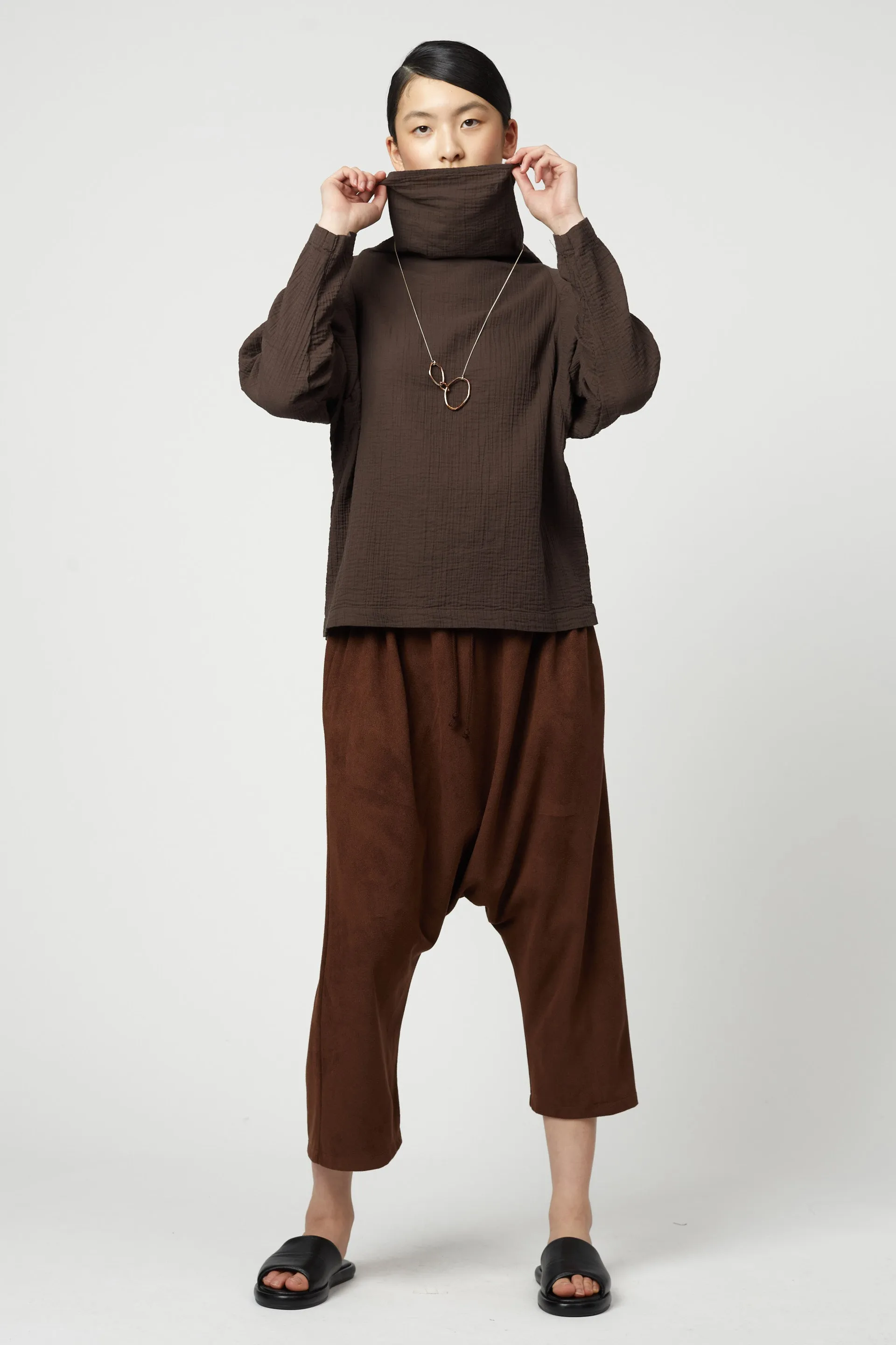 Fez Top in Organic Crinkled Cotton sold by Atelier Delphine product image thumbnail 3