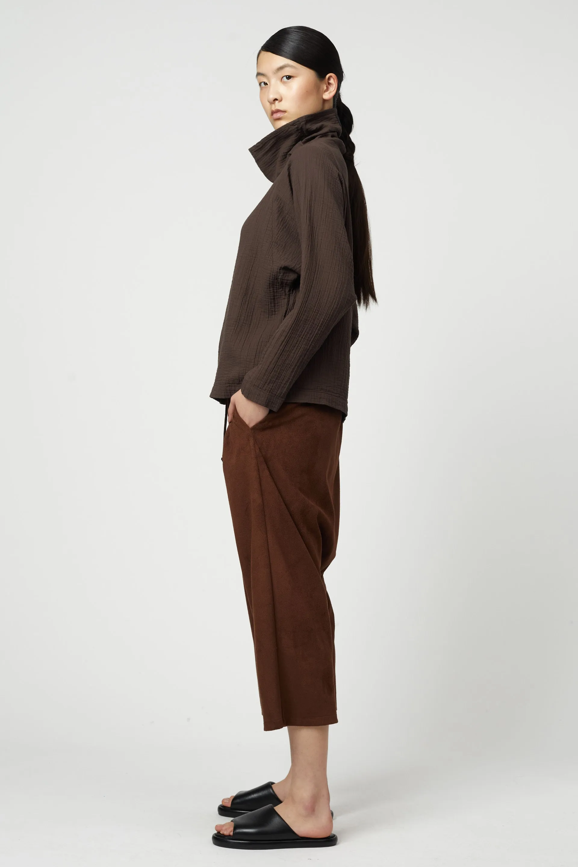 Fez Top in Organic Crinkled Cotton sold by Atelier Delphine product image thumbnail 4