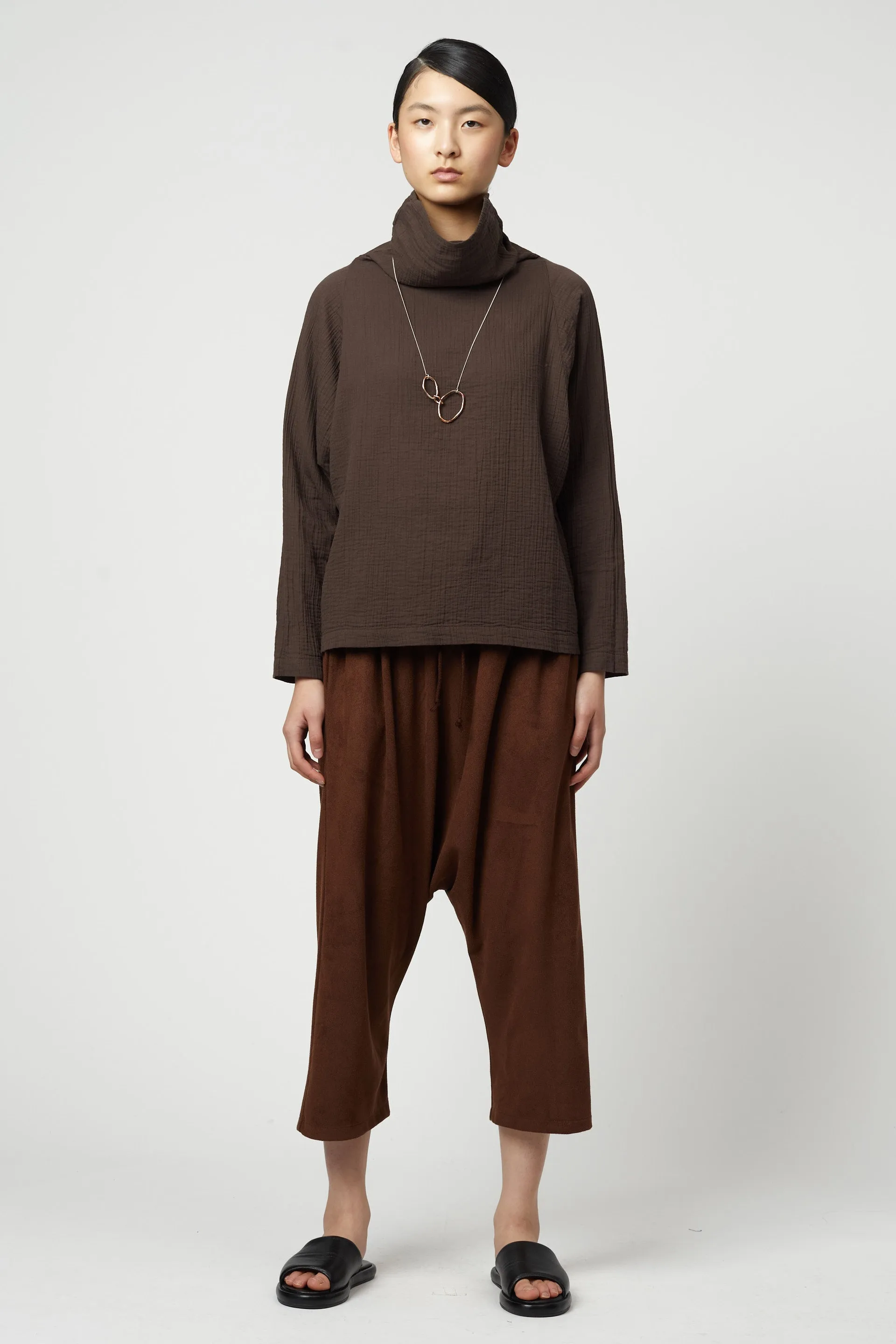 Fez Top in Organic Crinkled Cotton sold by Atelier Delphine product image thumbnail 2