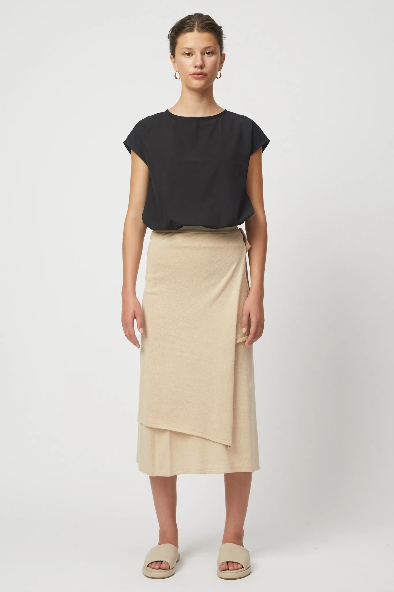 Midi Skirt with Tie sold by Atelier Delphine product image thumbnail 5