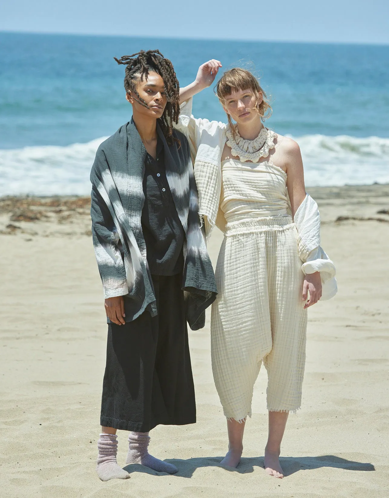 April Top in Crinkled Cotton, Core Colors sold by Atelier Delphine product image thumbnail 5