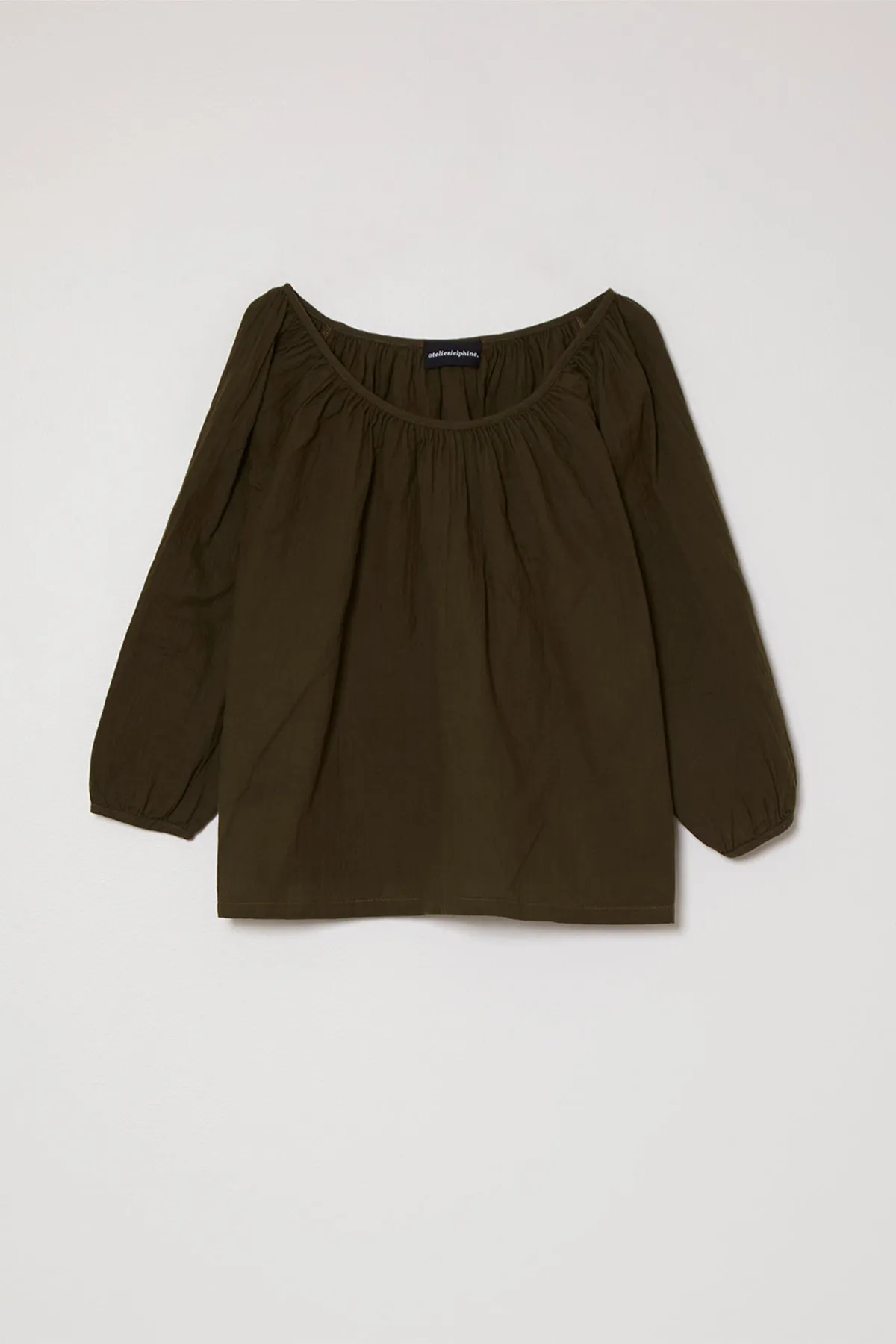 Afton Top in Organic Crinkled Cotton sold by Atelier Delphine product image thumbnail 5