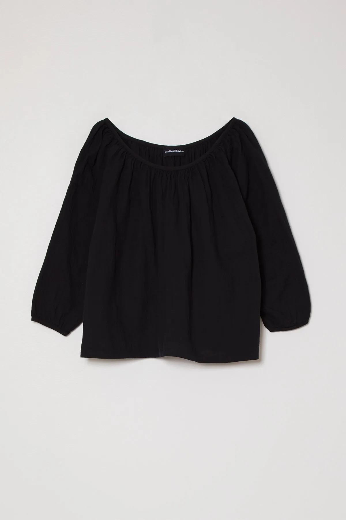 Afton Top in Organic Crinkled Cotton sold by Atelier Delphine product image thumbnail 4