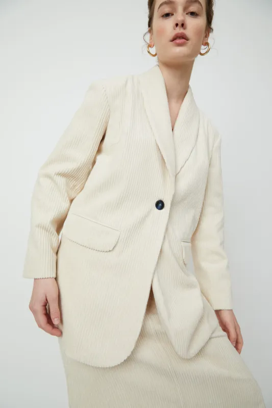 Emil Jacket in Wide Wale Corduroy made by Atelier Delphine