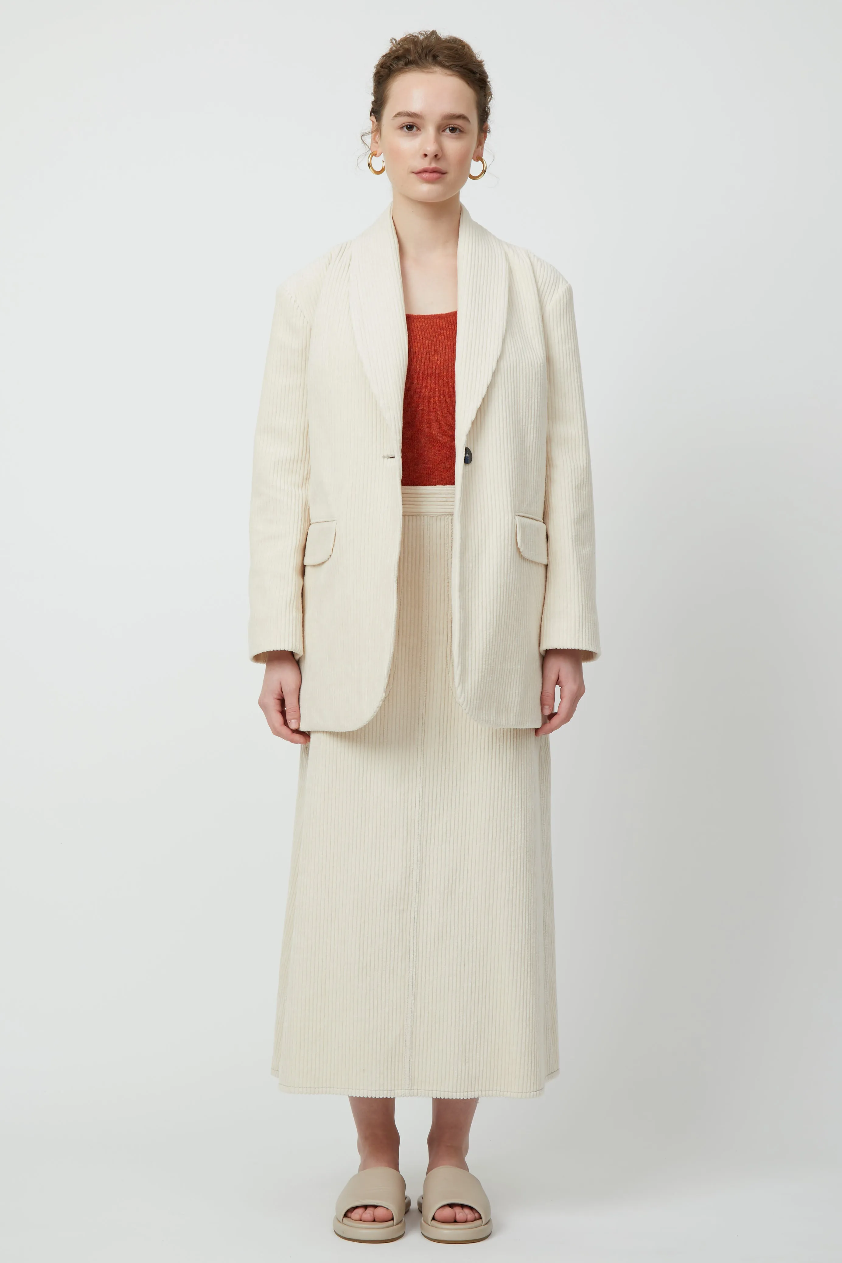 Erin Corduroy Western Skirt sold by Atelier Delphine product image thumbnail 5