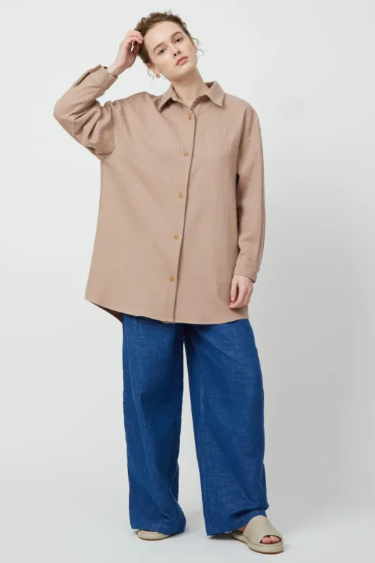 Archive Sale OVERSIZED OVERLAY, WASHED WOOL made by Atelier Delphine