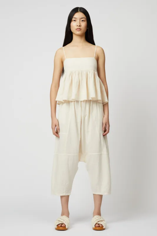 Arquette Top in Crinkled Cotton made by Atelier Delphine