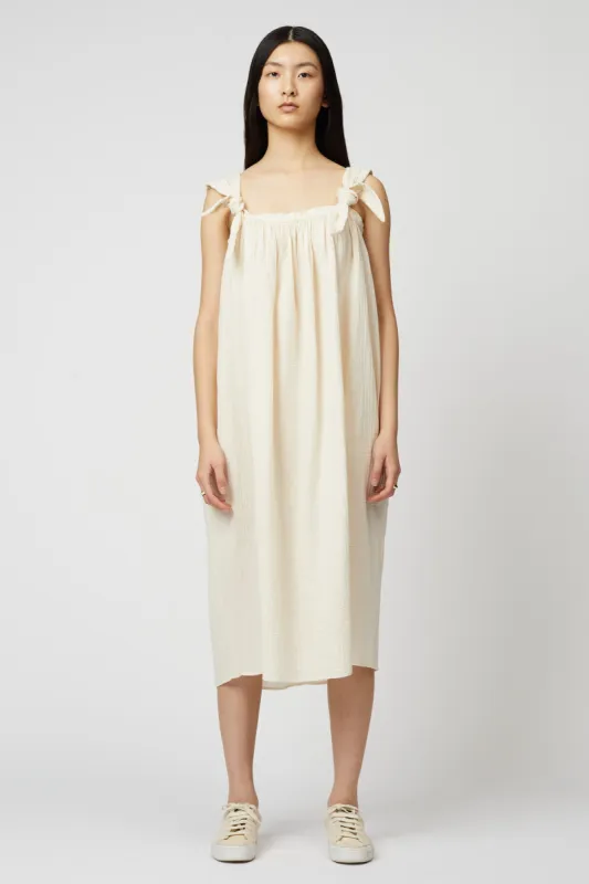 Adraste Organic Crinkled Cotton Dress made by Atelier Delphine