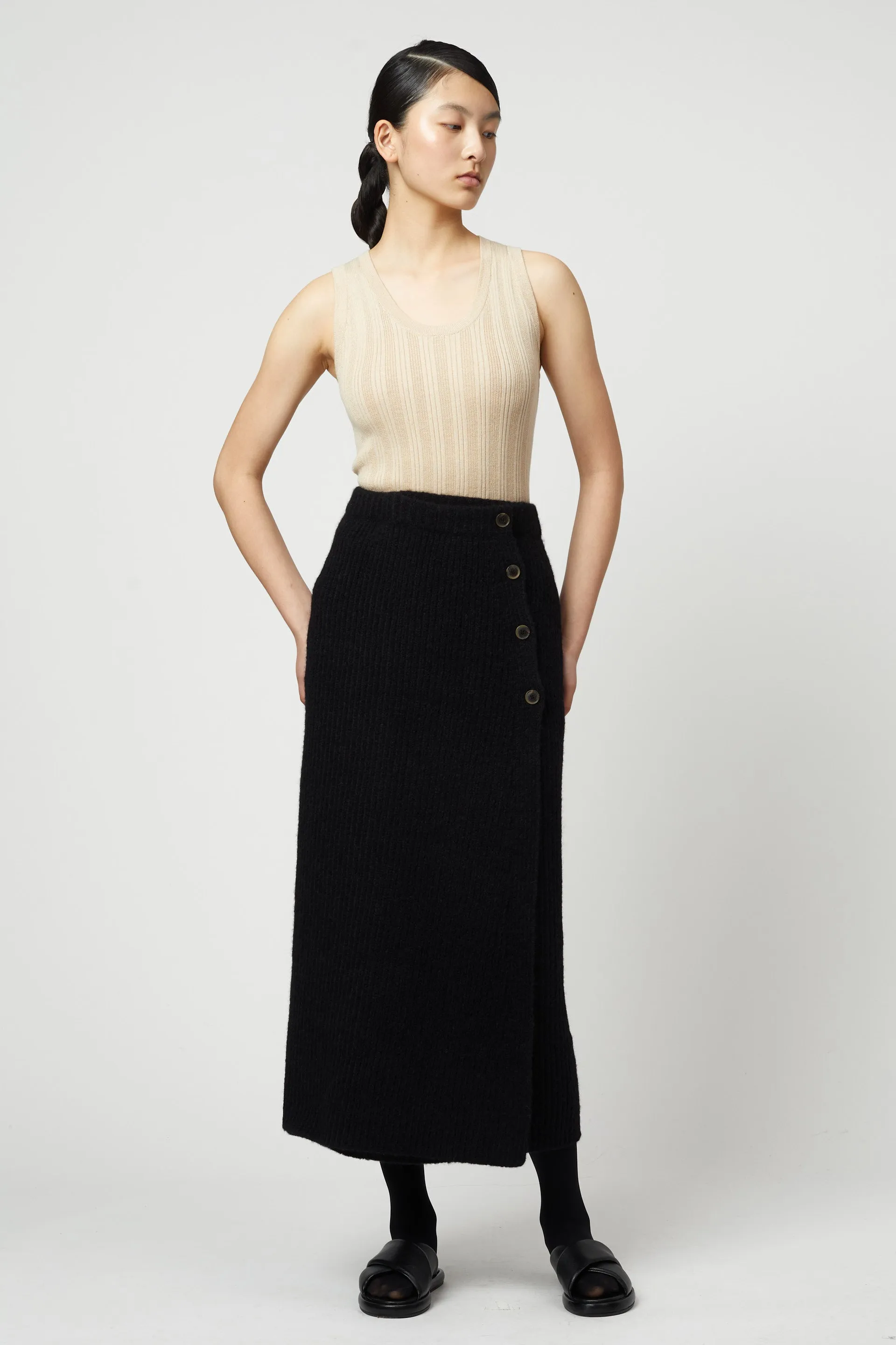 POINTELLE RELAXED TANK sold by Atelier Delphine