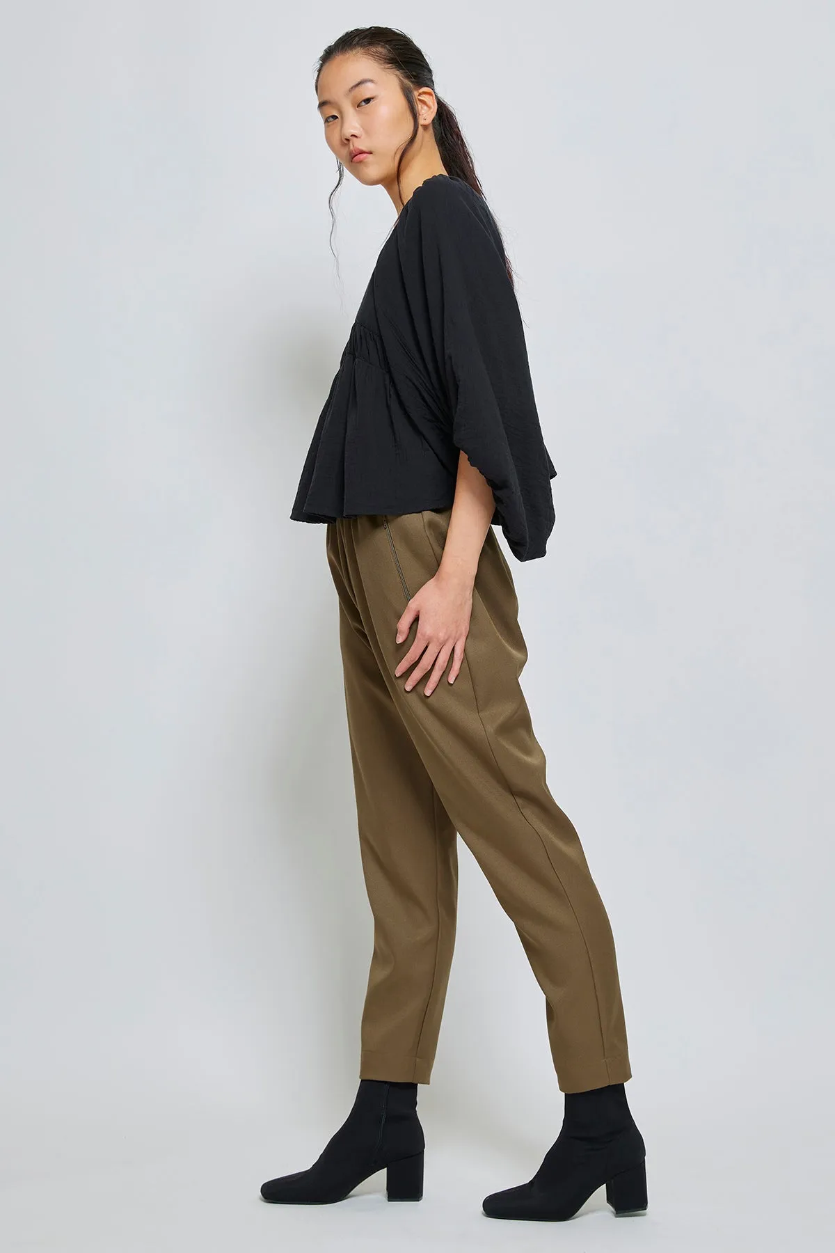 Maeve Blouse in Crinkled Cotton sold by Atelier Delphine product image thumbnail 4