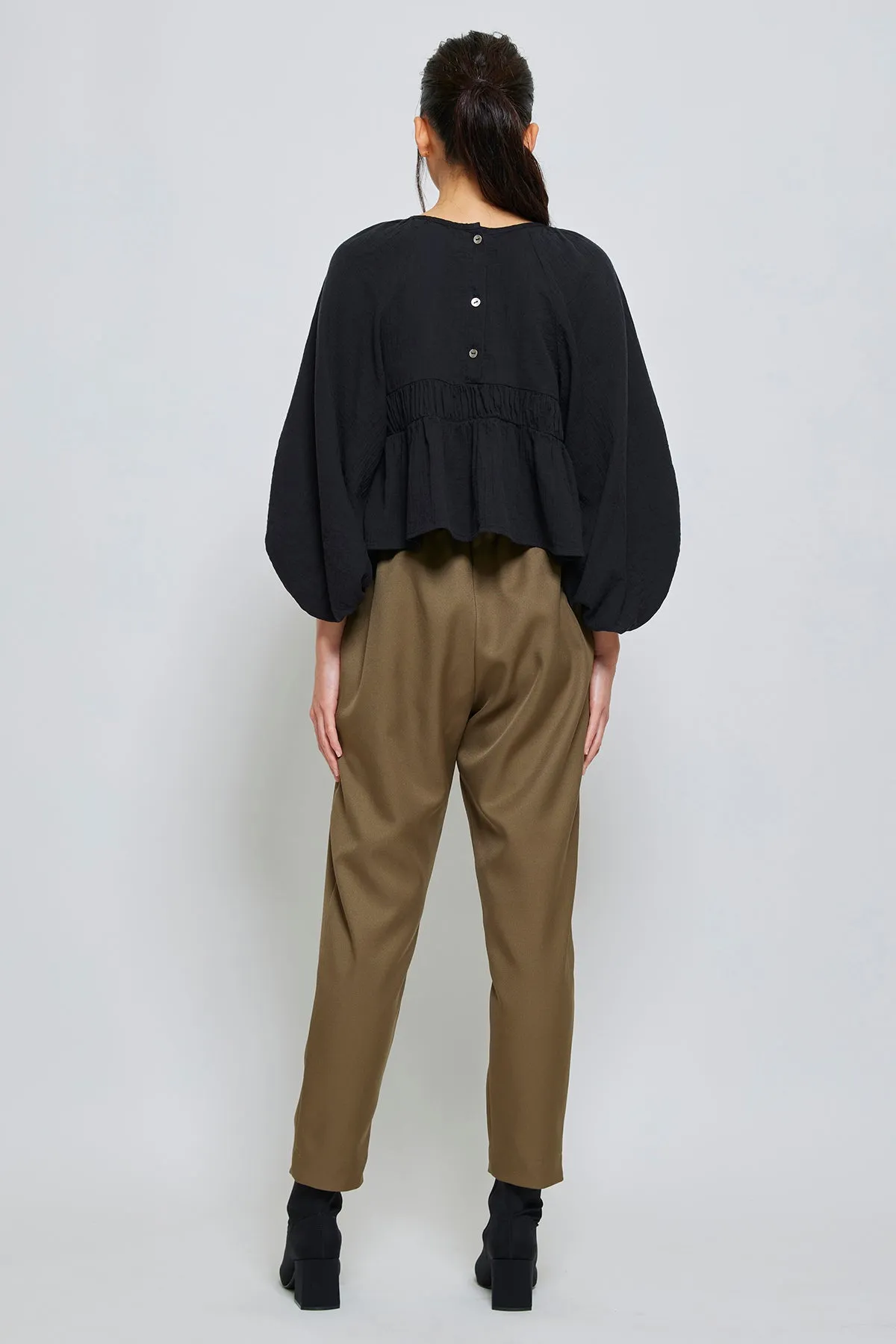 Maeve Blouse in Crinkled Cotton sold by Atelier Delphine product image thumbnail 5