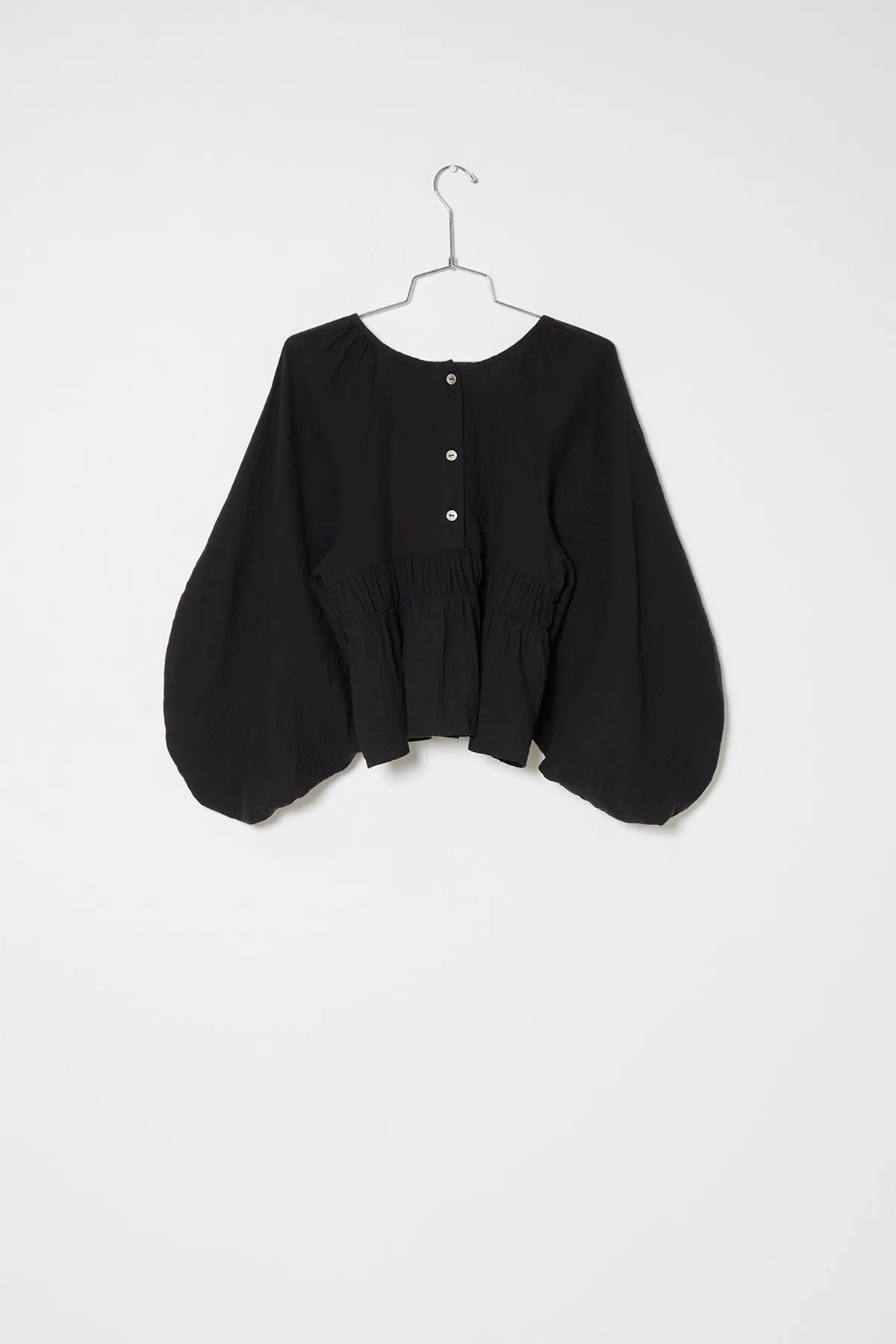 Maeve Blouse in Crinkled Cotton sold by Atelier Delphine product image thumbnail 3