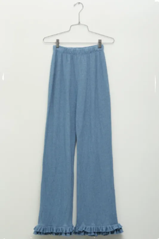 Rosewalk Pant in Boucle Cotton made by Atelier Delphine