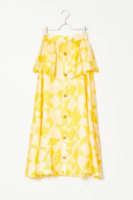 Saskia Skirt in Mid Century Print made by Atelier Delphine