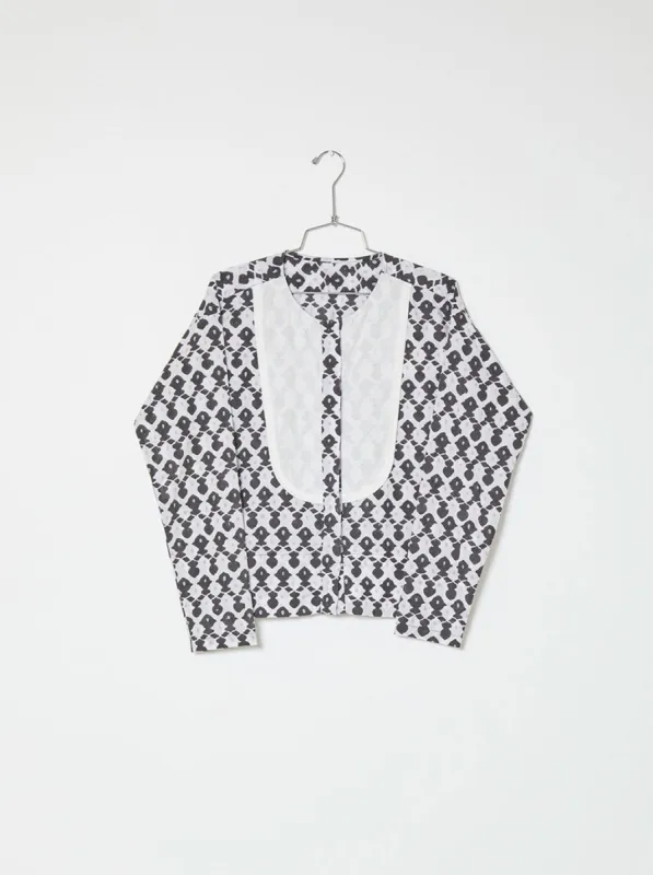 Odessa Top in Hand woodblock Print (Jaipur) made by Atelier Delphine