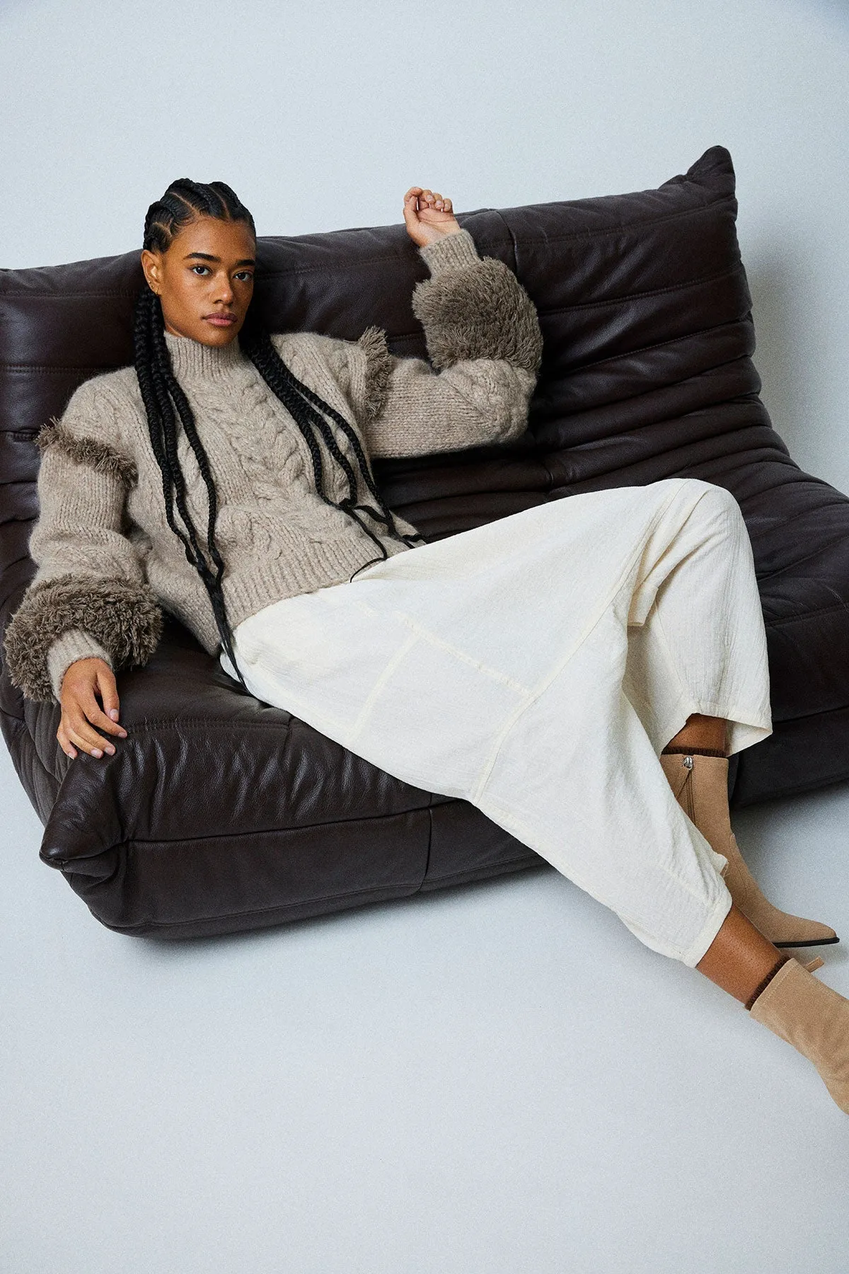 Nyanza Cuffed Sweater sold by Atelier Delphine product image thumbnail 2
