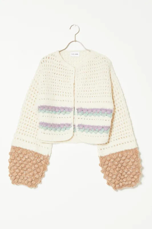 Magda Handmade Cardi sold by Atelier Delphine