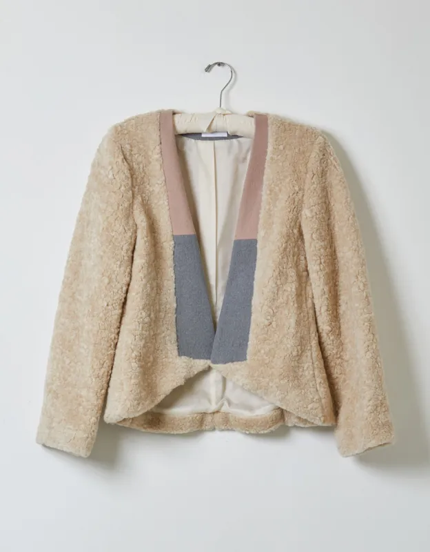 Gardetto Jacket in Fur-Free Fur sold by Atelier Delphine