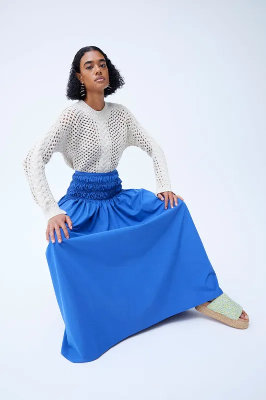 Hand Crochet Platform Kiku Sandal made by Atelier Delphine