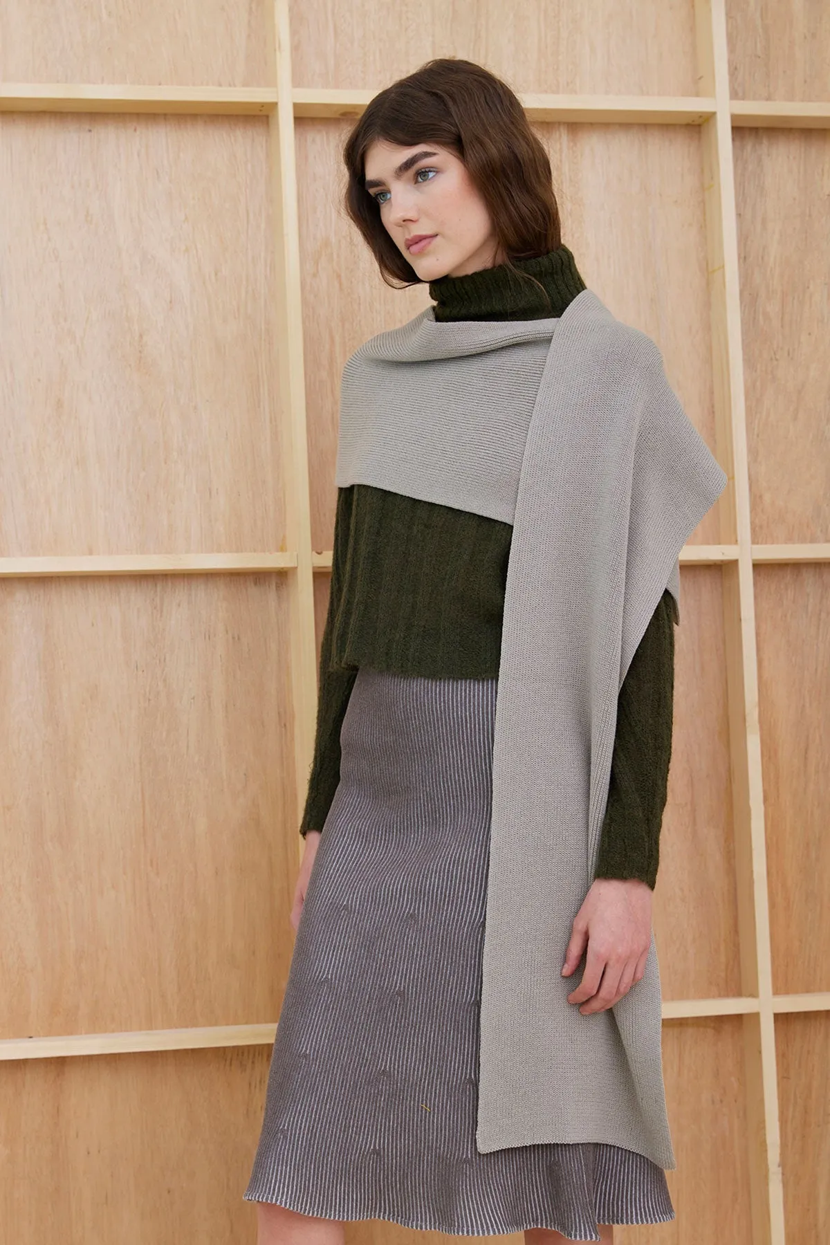 Kaia Cotton Rib Skirt sold by Atelier Delphine product image thumbnail 2