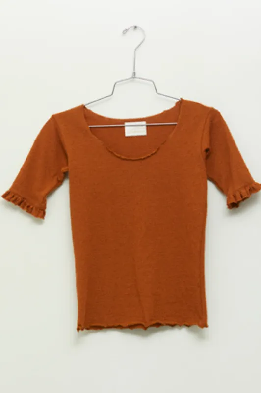 Frilled Sleeve Tee sold by Atelier Delphine
