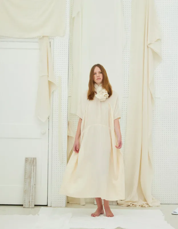 Large Boro Scarf in 5 Layer Wavy Gauze made by Atelier Delphine