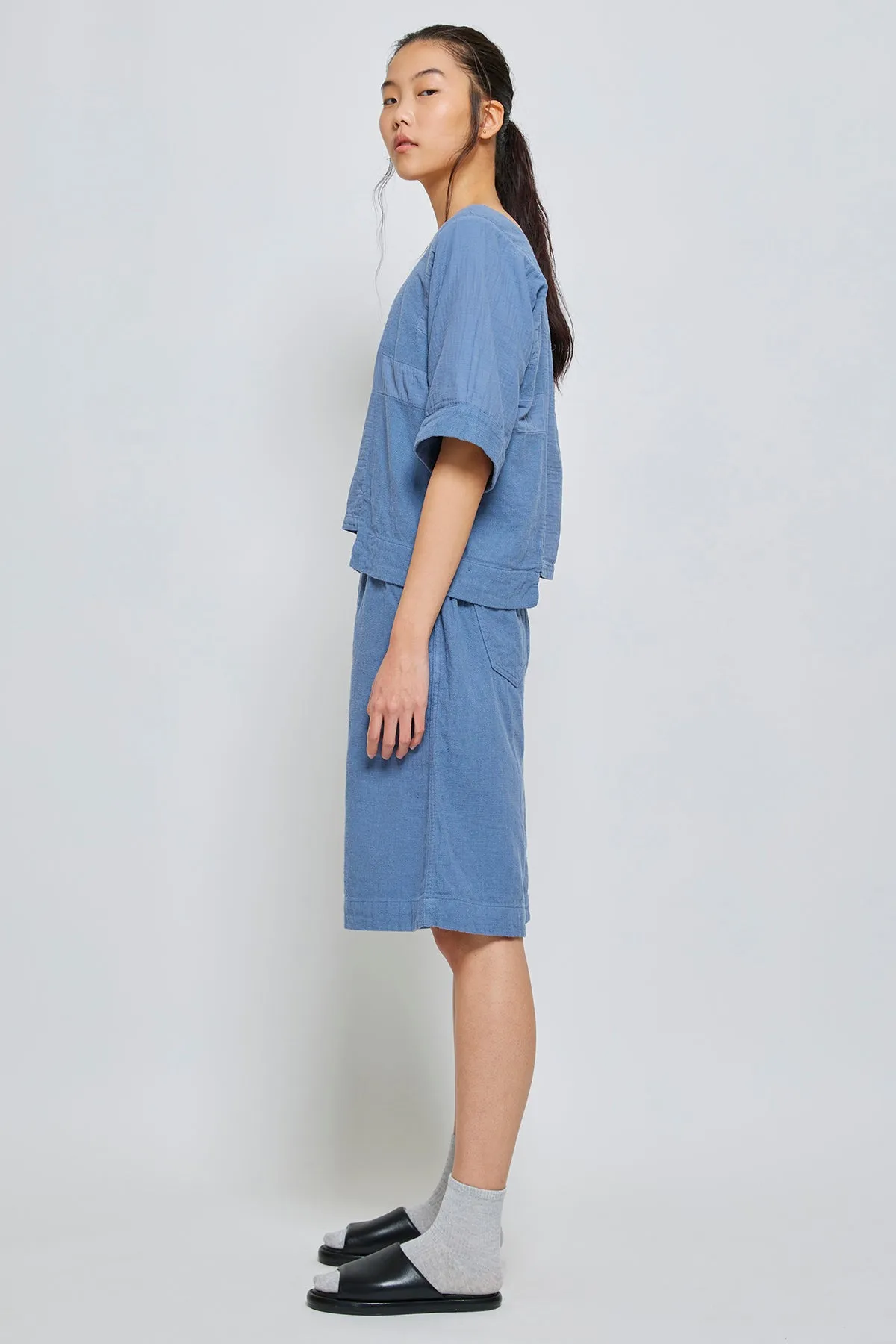 Elle Short in Double Layer Heavy Gauze sold by Atelier Delphine product image thumbnail 4