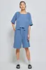 Elle Short in Double Layer Heavy Gauze, All Colors sold by Atelier Delphine