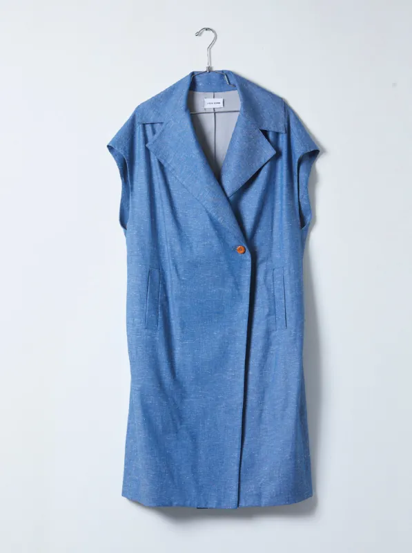 Archive Sale Coccoon Sleeveless Trench Coat made by Atelier Delphine