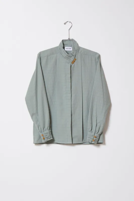 Archive Sale Geneva Top in Vintage-y Washed Cotton sold by Atelier Delphine