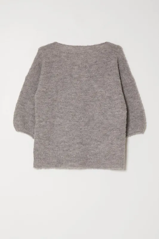MARLEY TOP, BOUCLE ALPACA made by Atelier Delphine