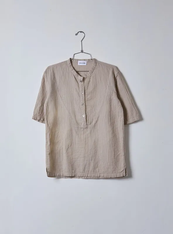 April Top in Crinkled Cotton in Archival colors made by Atelier Delphine
