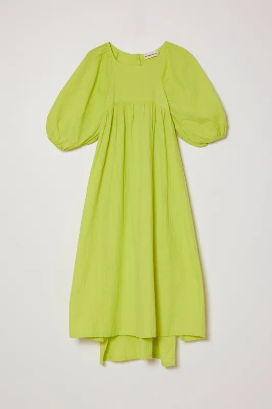 Mardi Dress in Crinkled Cotton, Seasonal Colors made by Atelier Delphine