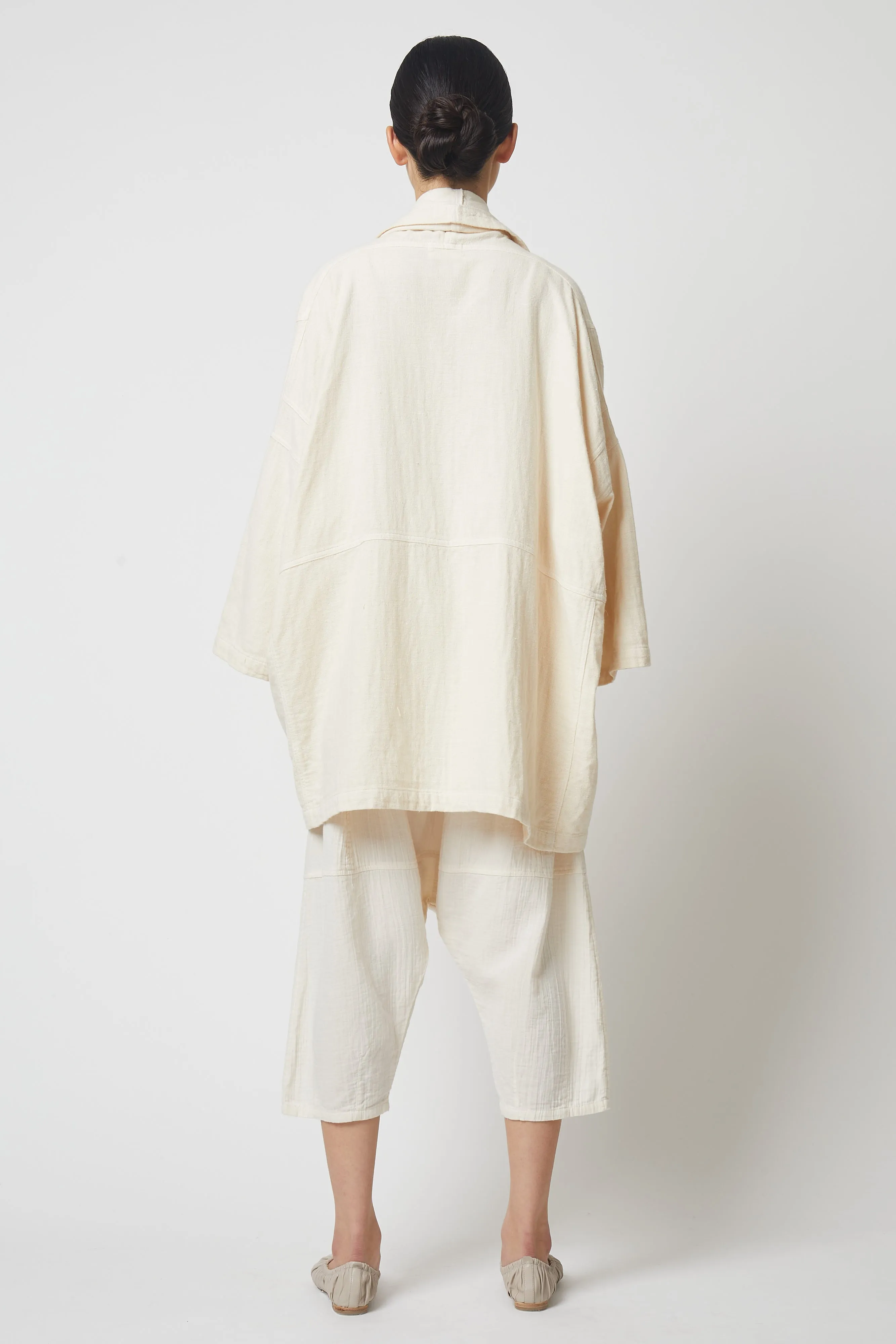 Haori Coat in Double Layer Gauze sold by Atelier Delphine product image thumbnail 4