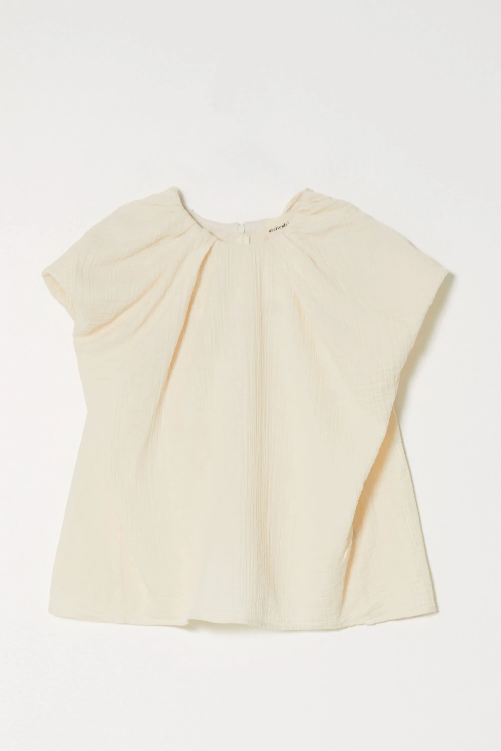 Cacie Top in Crinkled Cotton Gauze sold by Atelier Delphine product image thumbnail 2